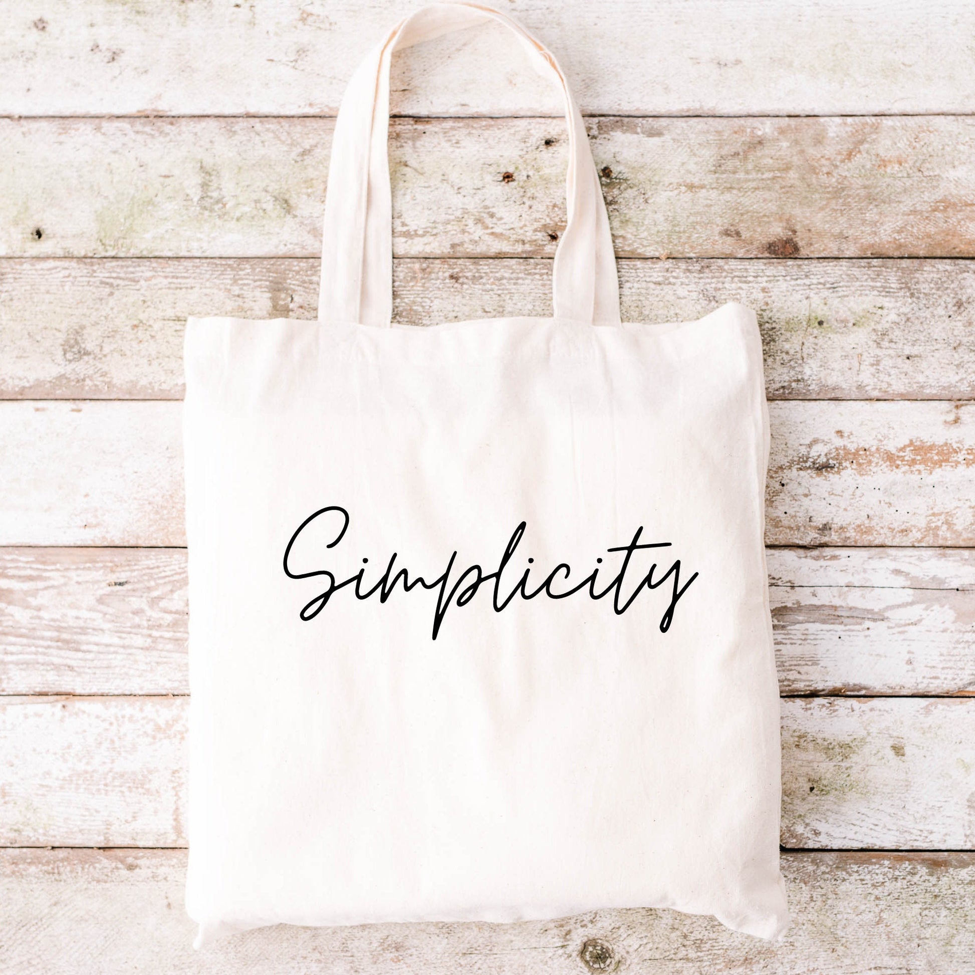 Simplicity Canva Tote Bag, School Bag, Grocery Bag, Tote Bags, Shoulder  Bag, Canvas Bags, Shopping Bag
