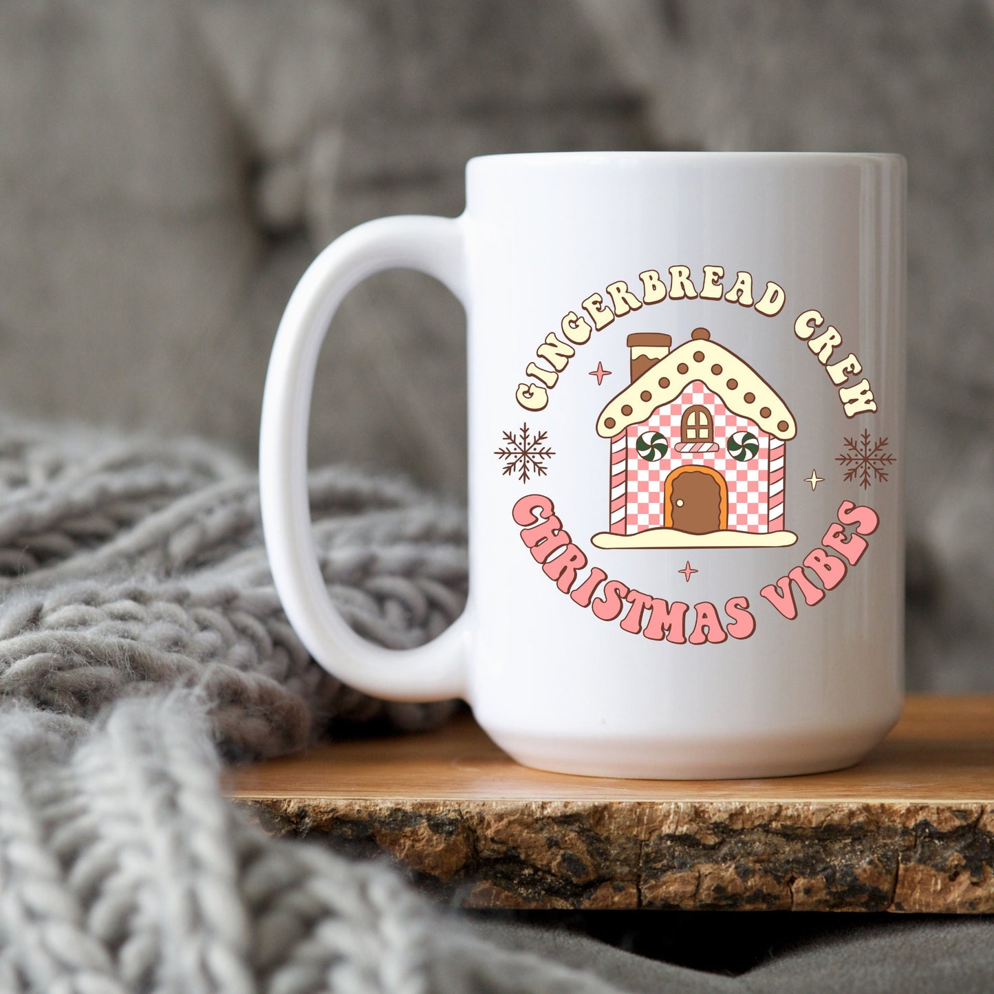 Gingerbread Coffee Mug Accent Mug Camping Mug Travel Mug Beer